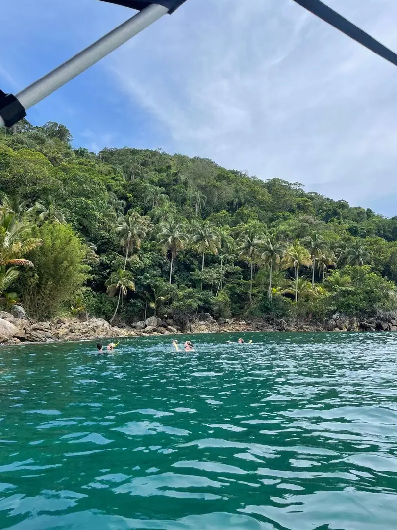 Praia de um dos destinos